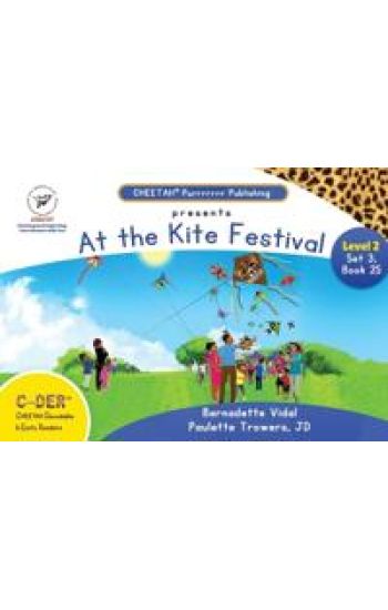 C-DER (Cheetah decodable & early readers) Set3, book25. At the kite festival