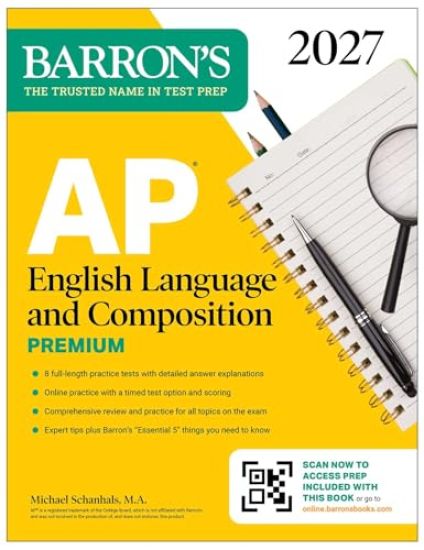 AP English Language and Composition Premium, 2027: Prep Book with 8 Practice Tests + Online Practice