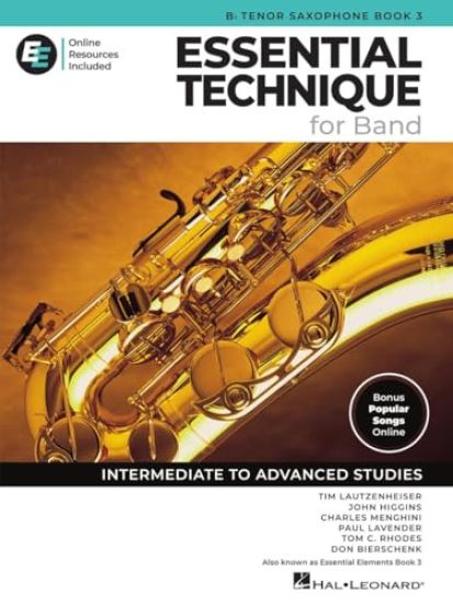 Essential Elements for Band - Bb Tenor Sax Book 3