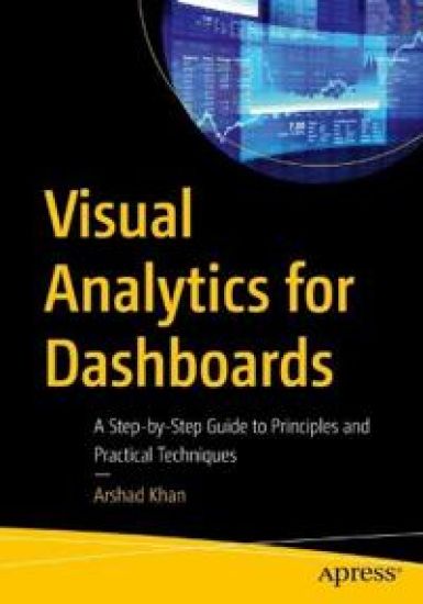 Visual Analytics for Dashboards – Arshad Khan, kirjan kansikuva