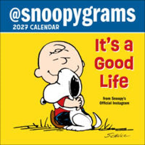 PEANUTS®: @Snoopygrams 2027 Mini Wall Calendar