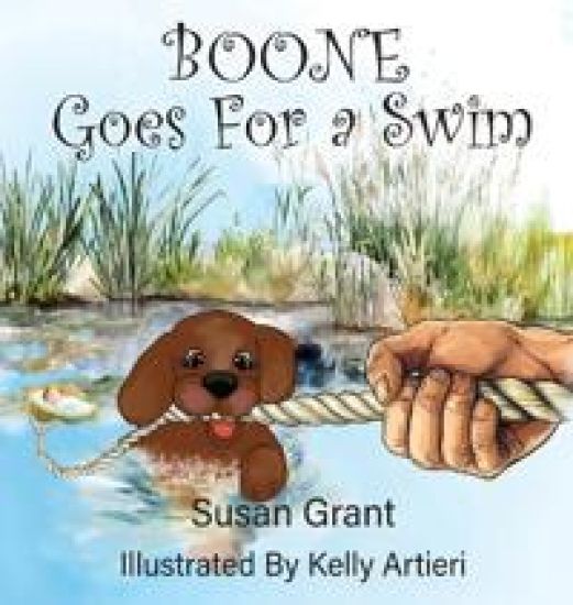 Boone Goes for a Swim