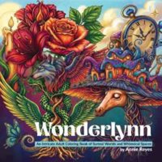 Wonderlynn. An Intricate Adult Coloring Book of Surreal Worlds and Whimsical Spaces. Regular Edition